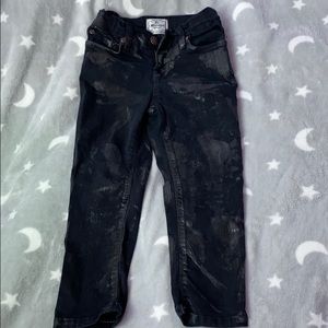 Black/shiny jeans